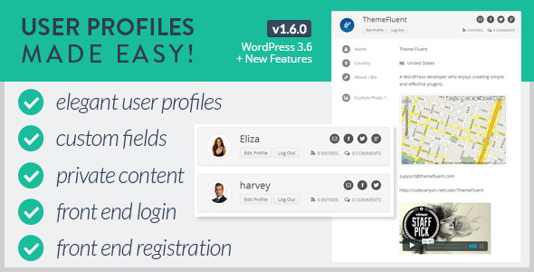 User Profiles Made Easy WordPress登陆/注册汉化插件