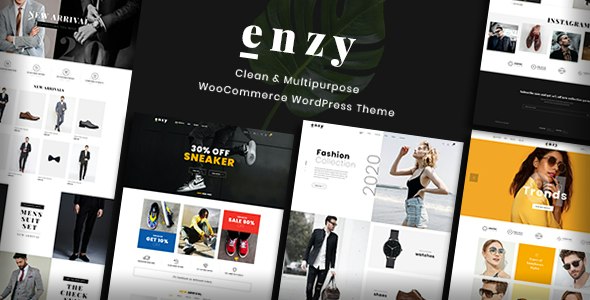 Enzy 多用途电商网上商城商店购物 wordpress主题模板兔下载
