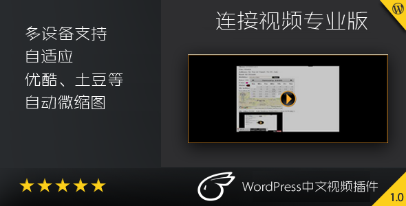 Erphpvideo 连接视频专业版 WordPress中文插件[更新至v1.3]