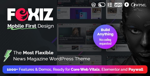 Foxiz 新闻杂志资讯 wordpress自媒体主题