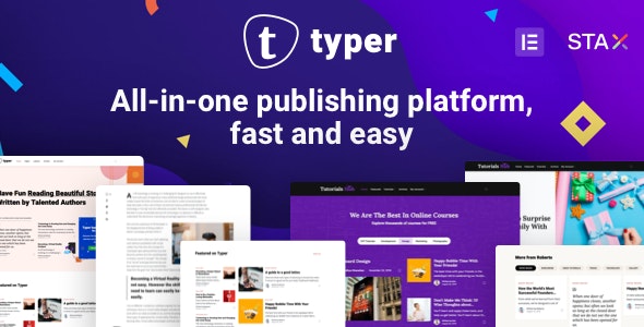 Typer 博客自媒体 WordPress博客主题